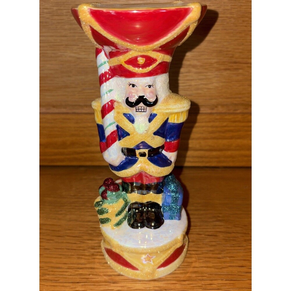 Christopher Radko Nutcracker Dandy Ceramic Taper Holder 2003